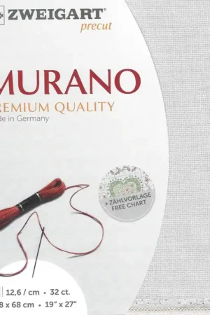 Certified Precut Zweigart Murano 3984/7011 Silvery Moon