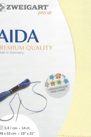 Precut Zweigart Stern-Aida 3706/2030 Yellow Mega Sale