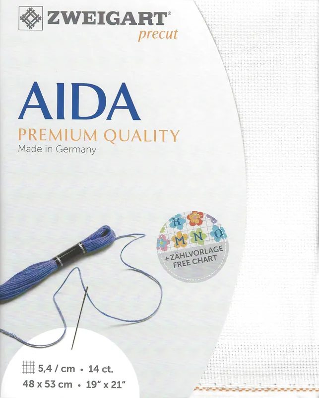 Special Offer Precut Zweigart Stern-Aida 14 Count 3706/101 Antique White