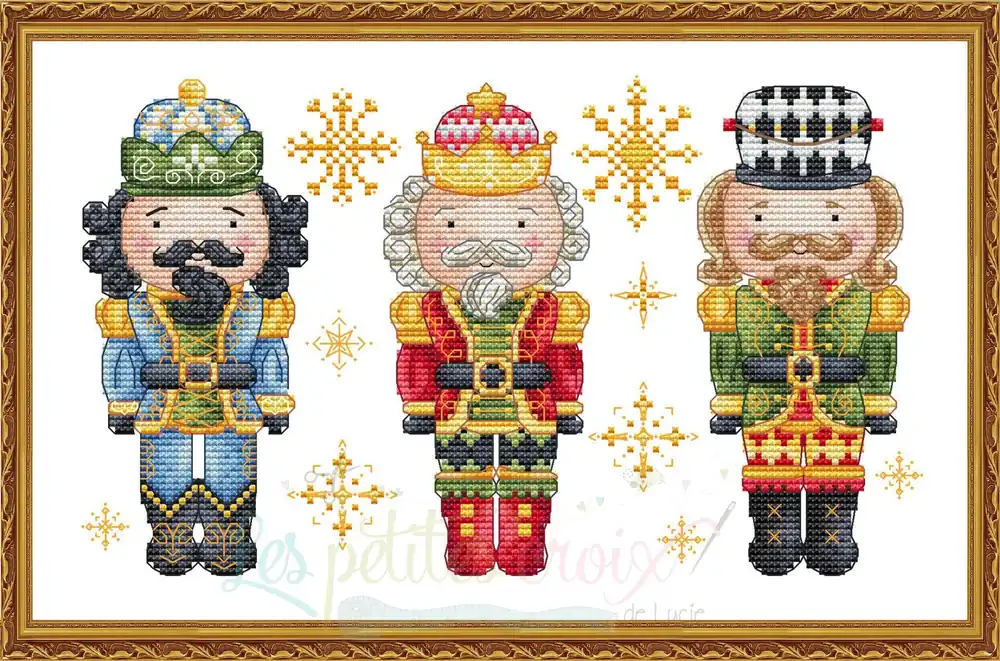Top Rated Nutcracker's trio - PDF Cross Stitch Pattern