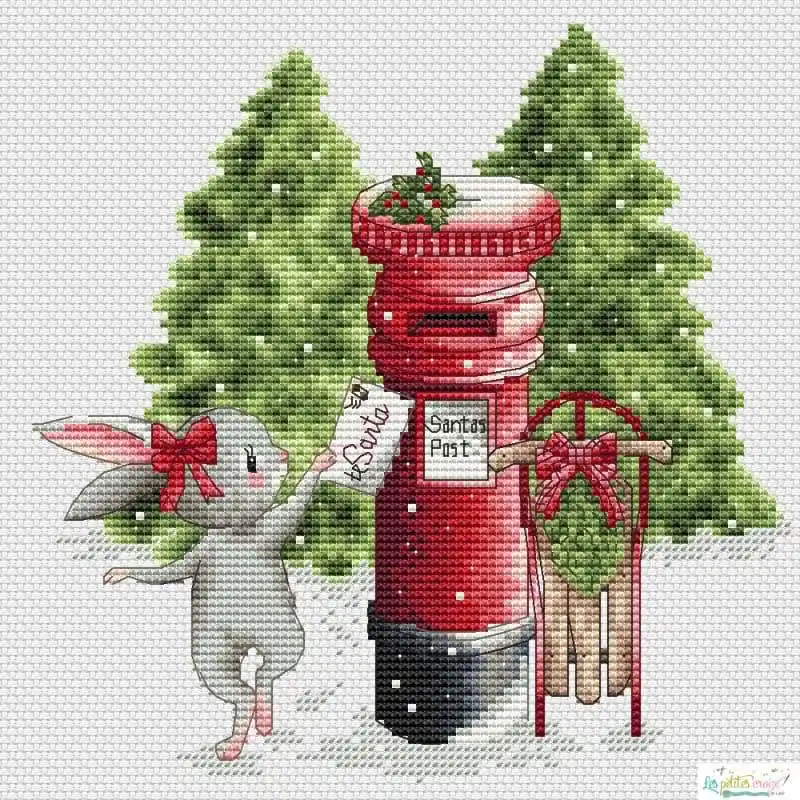 Flash Sale Letter to Santa - PDF Cross Stitch Pattern