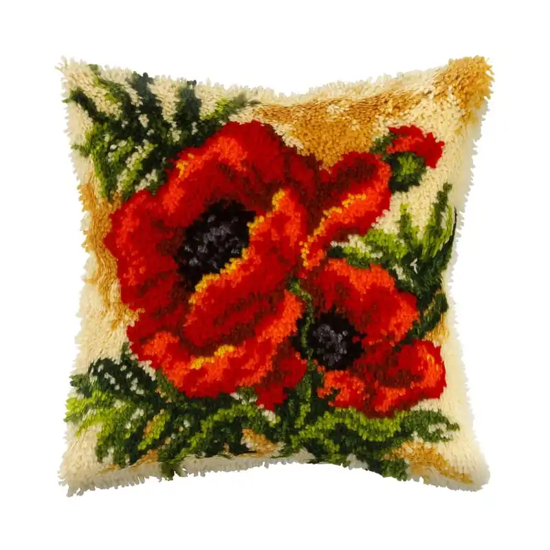 Latch hook cushion kit "Poppy" 4087 Same Day Shipping