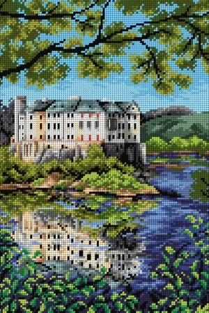 Price Cut Gobelin canvas for halfstitch without yarn Castle Orlik 2383J