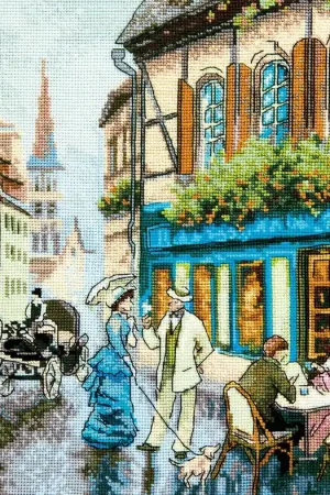 Clearance M-494C Counted cross stitch kit "Unexpected meeting"