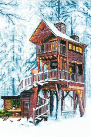 Cross-stitch kit M-431C Counted cross stitch kit series "Dream House" Latest