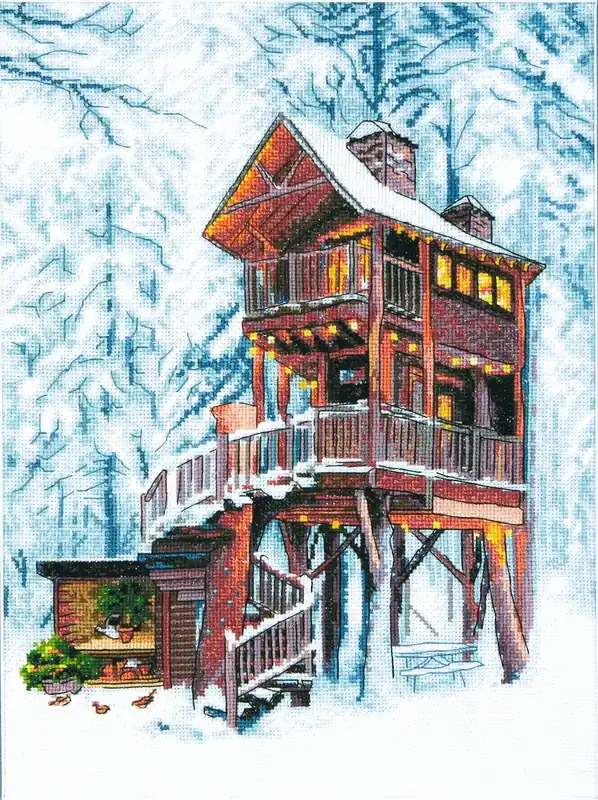 Cross-stitch kit M-431C Counted cross stitch kit series "Dream House" Latest