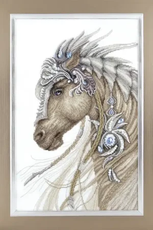 Cross-stitch kit M-291C "Fantastic horse" Modern