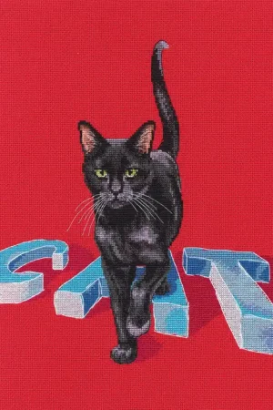 Top Pick Cat M794 Counted Cross Stitch Kit