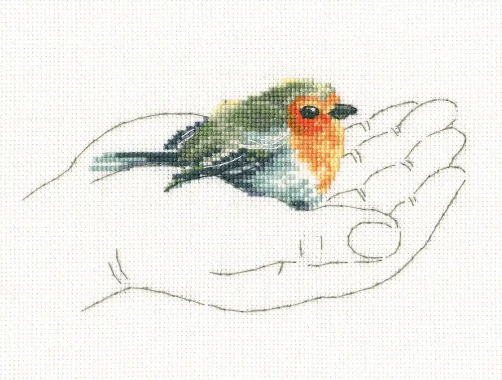 Warmth in palms M695 Counted Cross Stitch Kit Viral