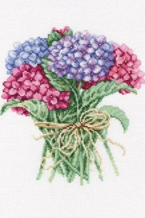 Order Now Hydrangea bouquet M564 Counted Cross Stitch Kit