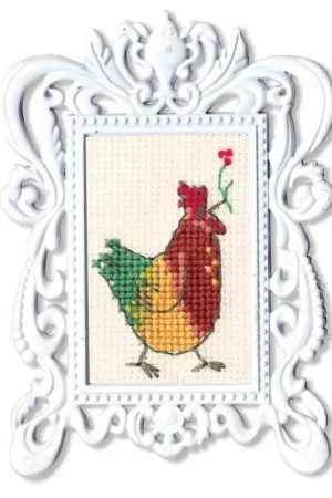 Cock FA006 Counted Cross Stitch Kit Original