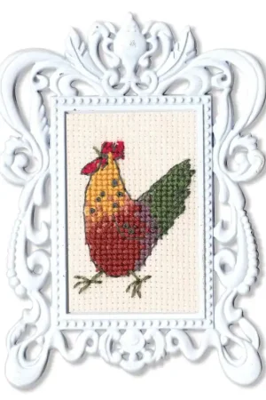 Price Cut Hen FA005 Counted Cross Stitch Kit