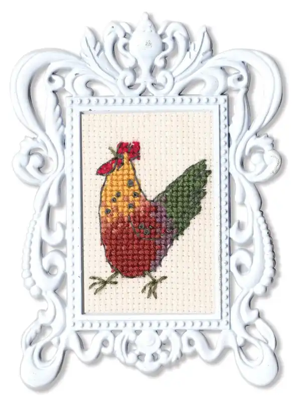 Price Cut Hen FA005 Counted Cross Stitch Kit