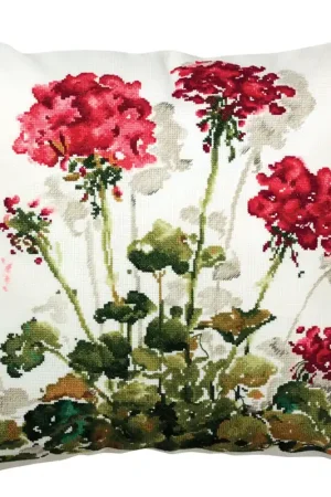 Red crane's-bill CU048 Counted Cross Stitch Kit Don’t Miss Out