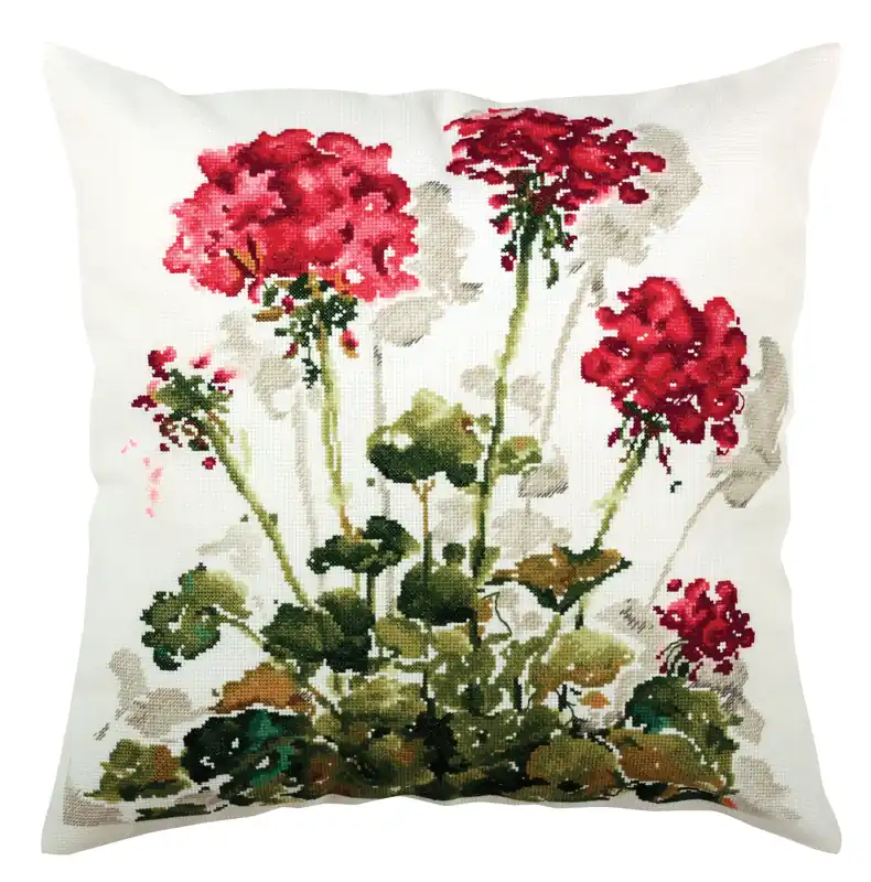 Red crane's-bill CU048 Counted Cross Stitch Kit Don’t Miss Out