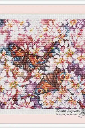 Apple Tree with Butterfly - PDF Cross Stitch Pattern Must Have