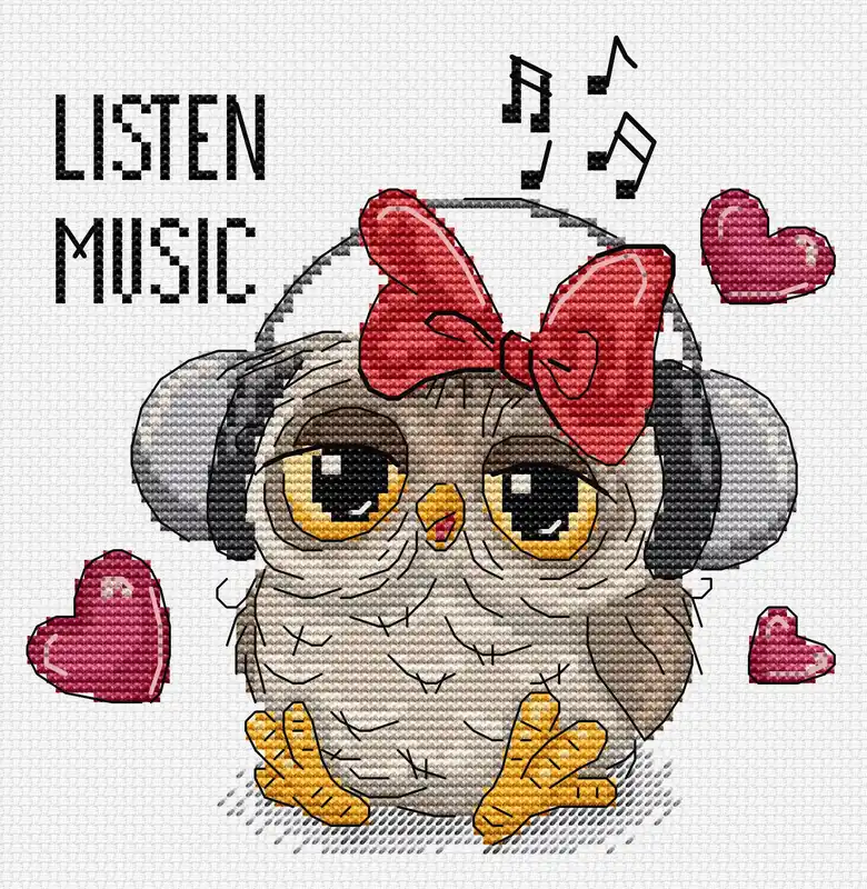 Listen Music B1402L Counted Cross-Stitch Kit Holiday Sale