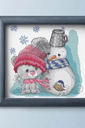 Crafted The Cat & Friends B1199L Counted Cross-Stitch Kit