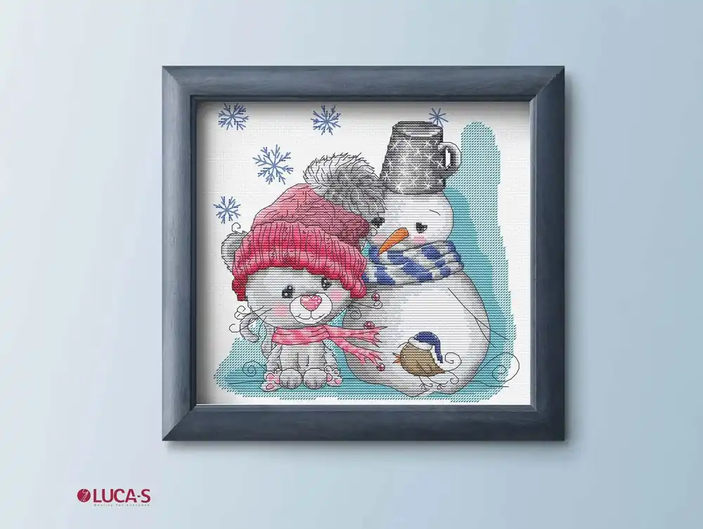 Crafted The Cat & Friends B1199L Counted Cross-Stitch Kit