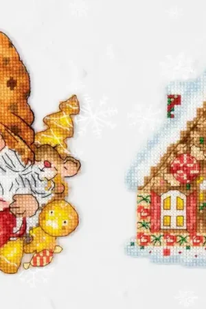 The Gnom & The House JK036L Counted Cross-Stitch Kit Hot Deal