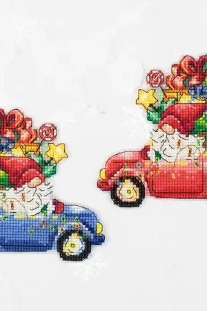The Gift Car JK035L Counted Cross-Stitch Kit New Release