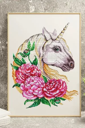 Worldwide Shipping Unicorn - PDF Cross Stitch Pattern