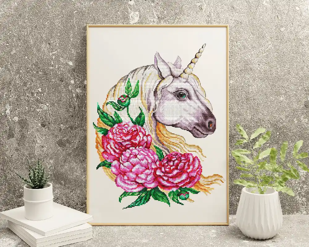 Worldwide Shipping Unicorn - PDF Cross Stitch Pattern