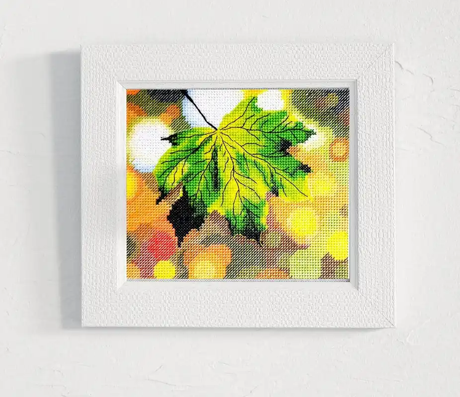 Special Discount Leaf in the Light - PDF Cross Stitch Pattern