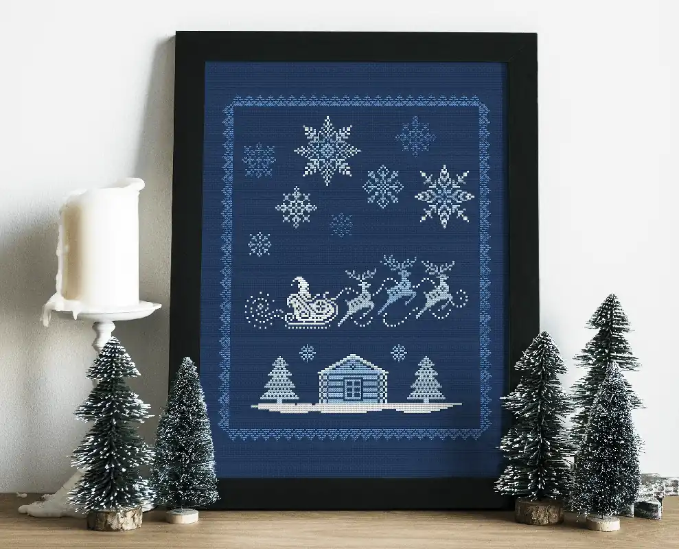 Place Order Christmas Sampler - PDF Cross Stitch Pattern