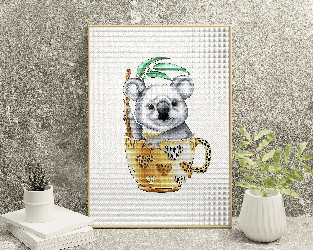 Premium Baby Koala - PDF Cross Stitch Pattern