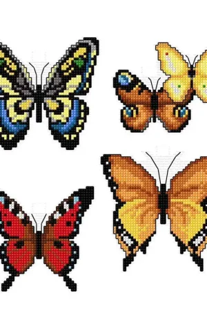 Special Discount "Butterflies" 117CS Counted Cross-Stitch Kit