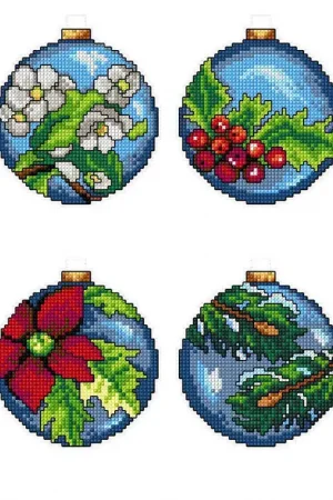 "Christmas Ornaments" 116CS Counted Cross-Stitch Kit Don’t Miss Out