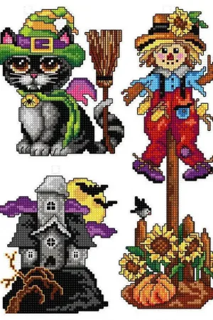 "Halloween" 111CS Counted Cross-Stitch Kit Next Day Delivery