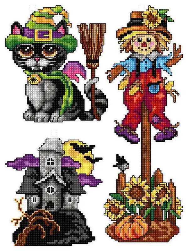 "Halloween" 111CS Counted Cross-Stitch Kit Next Day Delivery