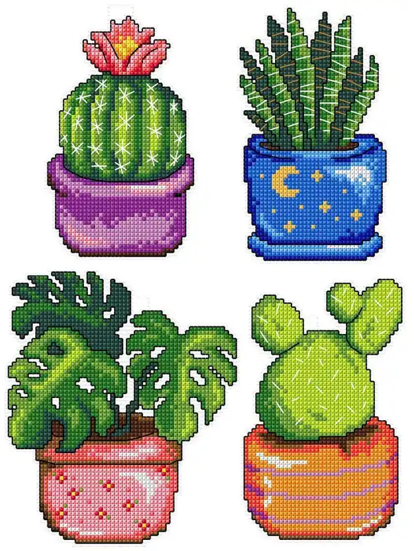 "Cactus" 108CS Counted Cross-Stitch Kit Bulk Order