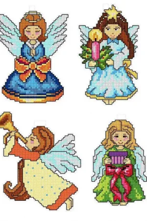 "Angels" 107CS Counted Cross-Stitch Kit Hot Picks
