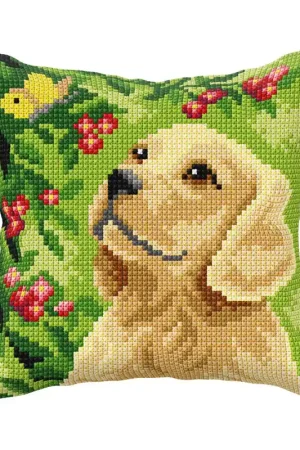 Next Day Delivery Cushion cross stitch kit "Dog" 99059