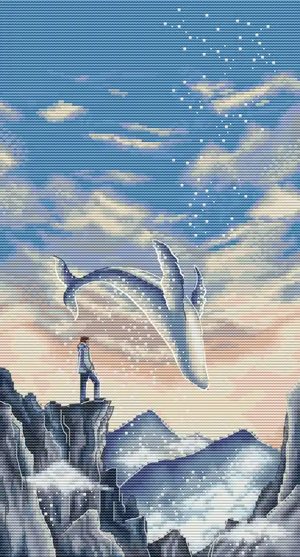 Last Chance On Top of the World - PDF Cross Stitch Pattern