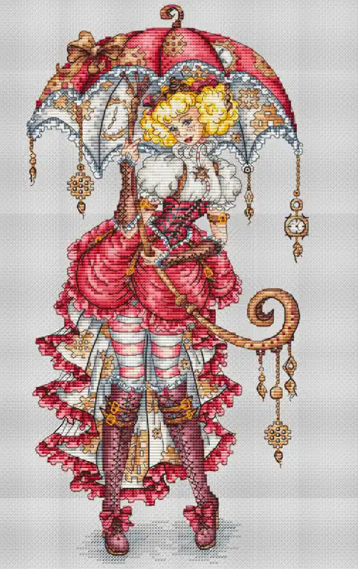 Steampunk Fairy - PDF Cross Stitch Pattern Best Seller