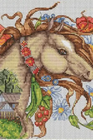 Hot Deal Summer Horse 2 - PDF Cross Stitch Pattern
