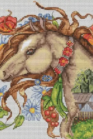 Summer Horse  - PDF Cross Stitch Pattern Buy Today
