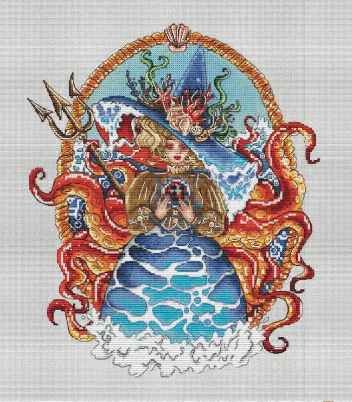 Sea Witch - PDF Cross Stitch Pattern Hassle-Free Returns