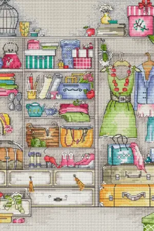 Treasure Wardrobe - PDF Cross Stitch Pattern Clearance