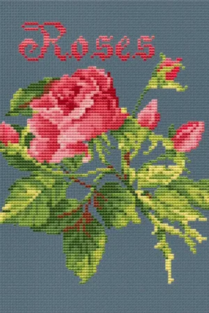Buy Direct Vintage Rose - PDF Cross Stitch Pattern