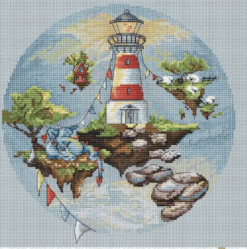 My World. Lighthouse - PDF Cross Stitch Pattern Don’t Miss Out