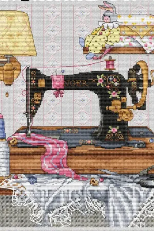Sewing Machine Singer - PDF Cross Stitch Pattern Budget