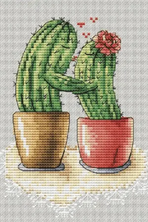 Only Love. Cactuses - PDF Cross Stitch Pattern Warranty Included