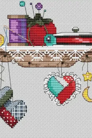 Handmade Shelf - PDF Cross Stitch Pattern Today Only