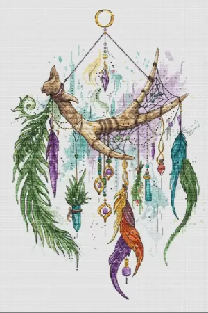 Affordable Forest Catcher - PDF Cross Stitch Pattern