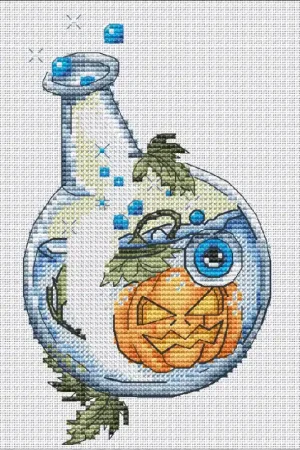Eyed Potion. Halloween - PDF Cross Stitch Pattern New Release